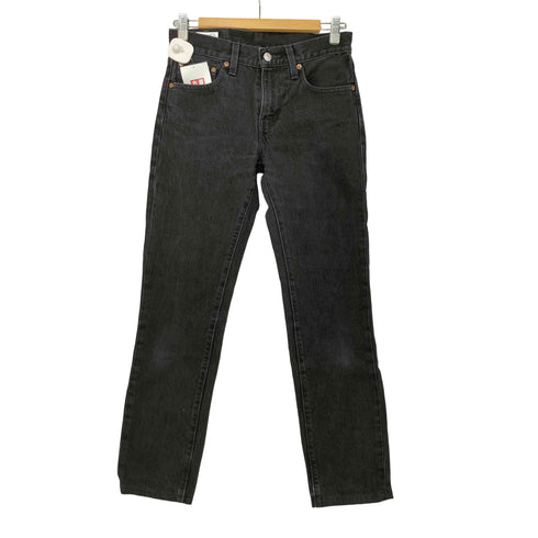 リーバイス Levis PREMIUM USA製 511 ジッパーフライ スリムフィット ブラックデニム スキニー レディース W28 L32