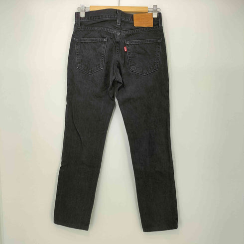 リーバイス Levis PREMIUM USA製 511 ジッパーフライ スリムフィット ブラックデニム スキニー レディース W28 L32