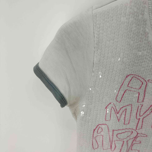 マークジェイコブス heaven by marc jacobs PRIORITIES SEQUIN BABY TEE レディース import:XS