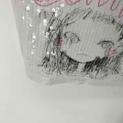 マークジェイコブス heaven by marc jacobs PRIORITIES SEQUIN BABY TEE レディース import:XS