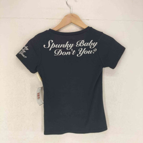 sky bomber mini ラインストーンデザイン S/S チビ Tシャツ Y2K レディース S