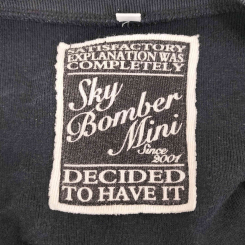 sky bomber mini ラインストーンデザイン S/S チビ Tシャツ Y2K レディース S