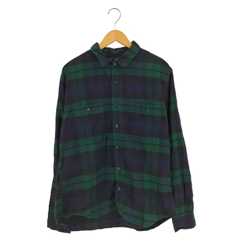 ジェイクルー J.CREW ブラックウォッチ フランネル シャツ メンズ import:XL