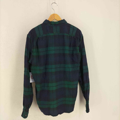 ジェイクルー J.CREW ブラックウォッチ フランネル シャツ メンズ import:XL