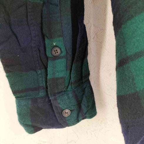 ジェイクルー J.CREW ブラックウォッチ フランネル シャツ メンズ import:XL