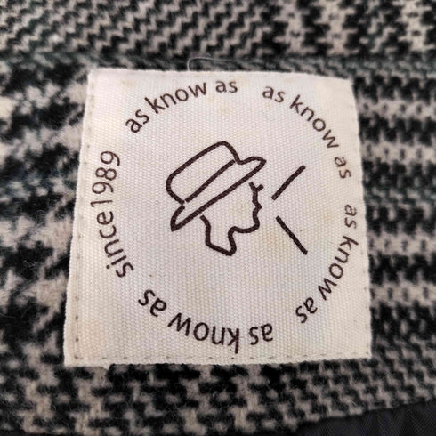 アズノゥアズ AS KNOW AS チェスターコート レディース FREE