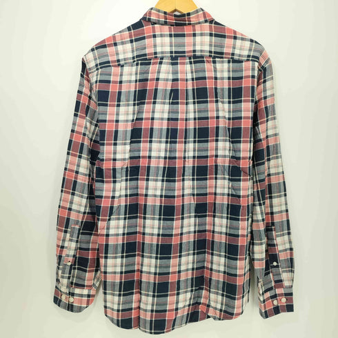 ランズエンド LANDS END L/S コットンチェックシャツ メンズ import:M