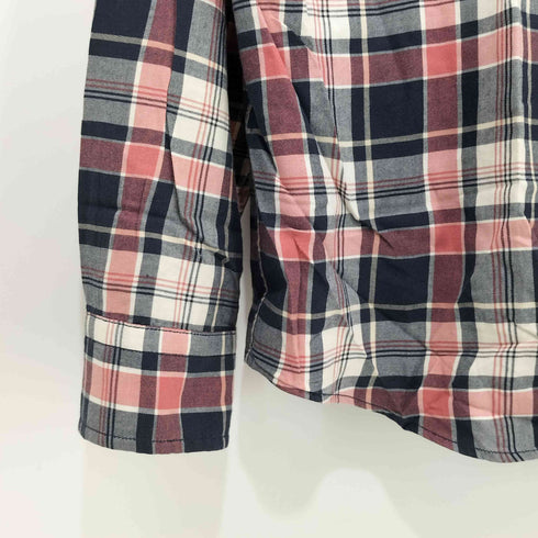 ランズエンド LANDS END L/S コットンチェックシャツ メンズ import:M