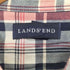 ランズエンド LANDS END L/S コットンチェックシャツ メンズ import:M