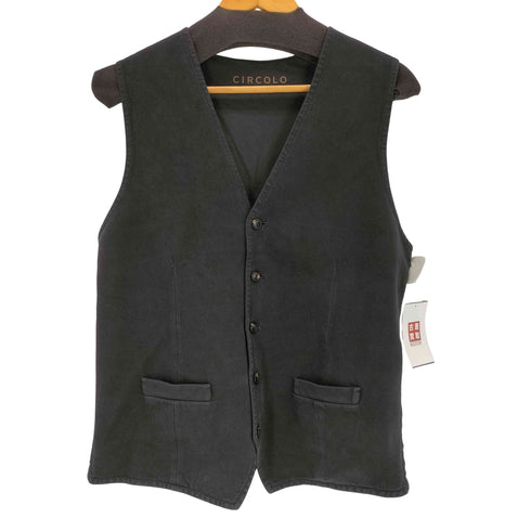 チルコロ1901 circolo 1901 コットンジャージー 無地ジレ メンズ EUR:48