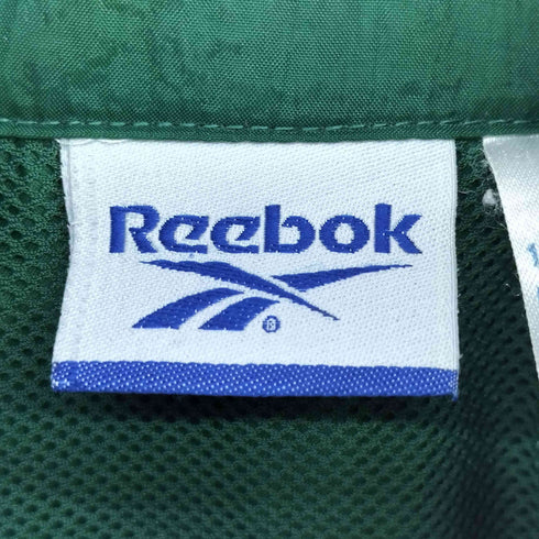 リーボック Reebok 90-00S パッカブルフード ロゴ刺繍 裏地メッシュ ナイロンジャケット メンズ import:M