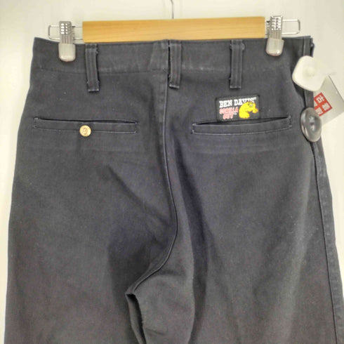 ベンデイビス BEN DAVIS GORILLA CUT ロゴボタン ポリコットン カットオフ ワイド バギー チノパンツ メンズ US:30-31