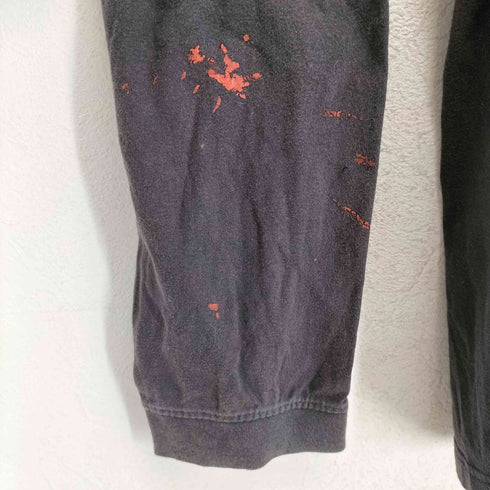 企業ロゴ両面プリント L/S Tシャツ レディース