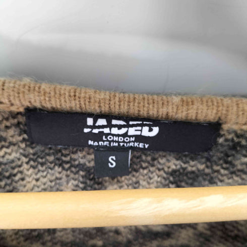 ジェイディッドロンドン JADED LONDON Leopard Chuck Cardigan レオパード メンズ import:S