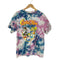 00S アニメプリントタイダイ染め S/S Tシャツ メンズ L