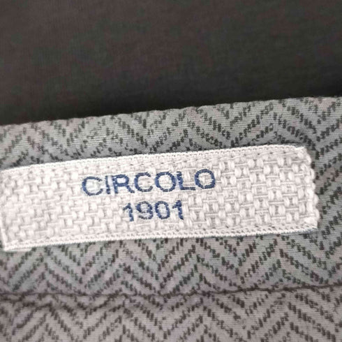 チルコロ1901 circolo 1901 コットンジャージー 無地スラックス メンズ JPN:46