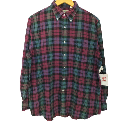 エルエルビーン L.L.Bean 90S NORTHWOODS BD L/S チェックネルシャツ メンズ import:M