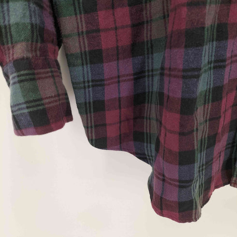 エルエルビーン L.L.Bean 90S NORTHWOODS BD L/S チェックネルシャツ メンズ import:M