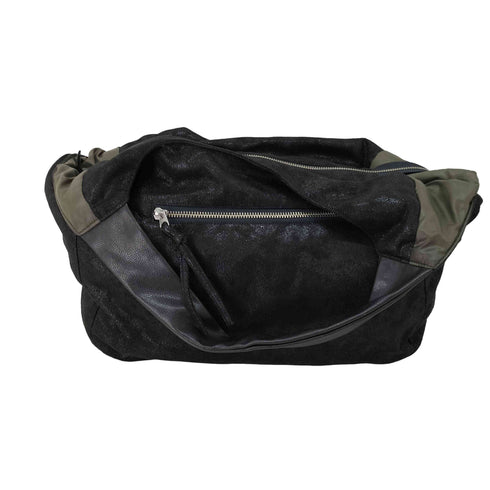 Nanfan 異素材 トートバッグ レディース