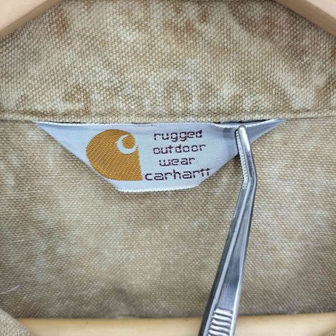 カーハート Carhartt 90S 三角タグ フラップポケット L/S レギュラーカラー ワークシャツ ダック地 ジャケット メンズ