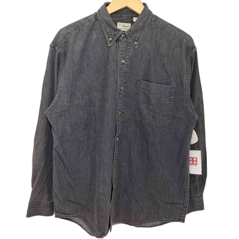 エルエルビーン L.L.Bean 90S L/S ブラックデニムシャツ メンズ import:M