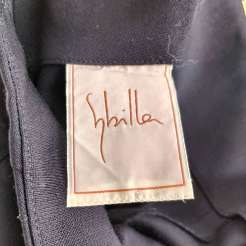 シビラ Sybilla ウール サロペット ワイド パンツ レディース 63-90