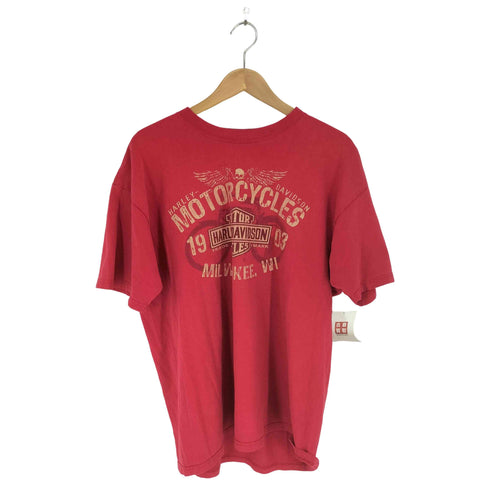 ハーレーダビッドソン HARLEY-DAVIDSON BEEFY-T 両面プリント S/S Tシャツ メンズ XL