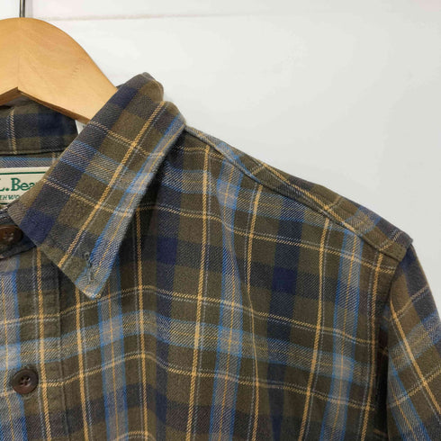 エルエルビーン L.L.Bean 90S MADE IN USA L/S チェックネルシャツ メンズ import:M