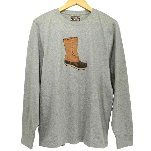 エルエルビーン L.L.Bean フロントプリント L/S Tシャツ メンズ import:L