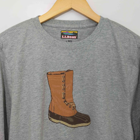 エルエルビーン L.L.Bean フロントプリント L/S Tシャツ メンズ import:L