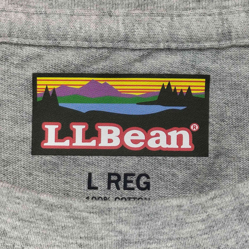 エルエルビーン L.L.Bean フロントプリント L/S Tシャツ メンズ import:L