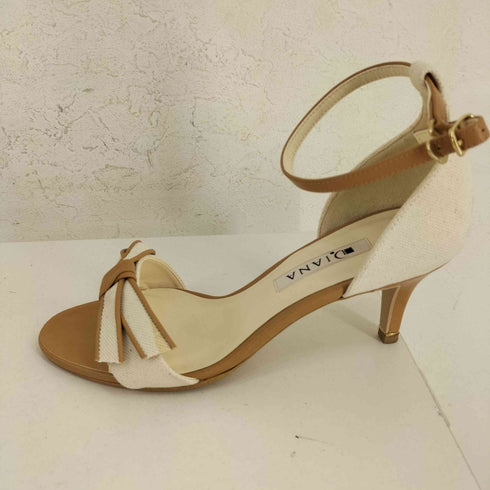 ダイアナ DIANA リボン サンダル パンプス レディース 23 EM