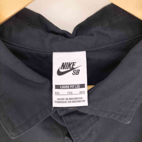 ナイキスケートボーディング NIKE SB 25SS Button-Up Shirt ロングスリーブ ウーブン スケートボードトップ メンズ 2XL