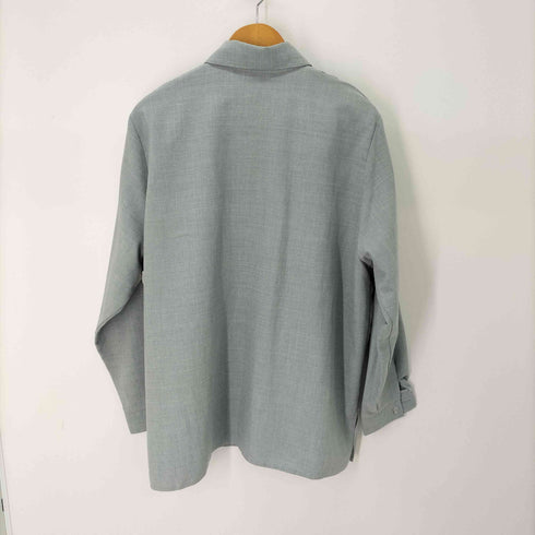 MALTEX 刺繍デザイン 比翼 ロングスリーブシャツ メンズ XXL