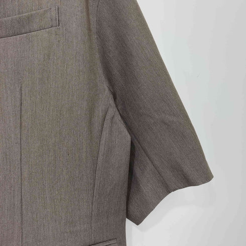 クレイル CLEL Back Brushed TR Double Breasted Short Sleeve Tailored Jacket メンズ import:XS