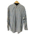 ノーティカ NAUTICA 80-90s ストライプ柄 ロゴ刺繍 ボタンダウンロングスリーブシャツ メンズ import:L