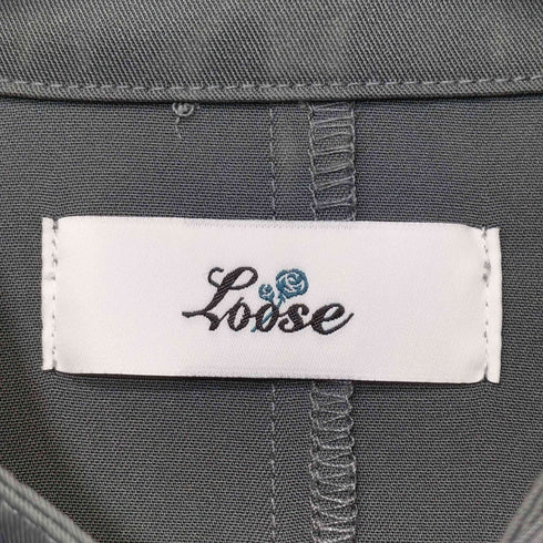 ルース Loose ドレープトロミ ハイネックベルト2WAYシャツ メンズ JPN:XS