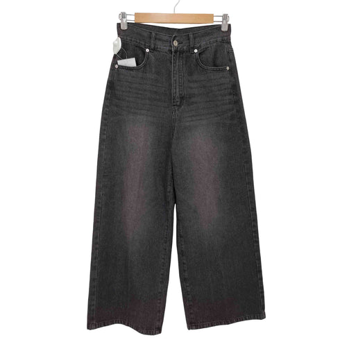 proseverse ブラックワイドデニムパンツ レディース JPN:L
