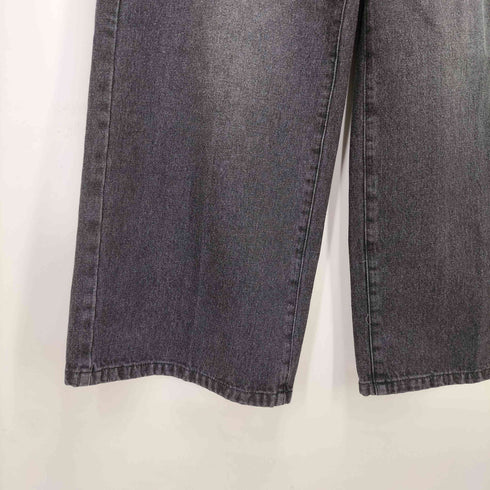 proseverse ブラックワイドデニムパンツ レディース JPN:L