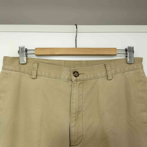 エルエルビーン L.L.Bean 00S NATURAL FIT 裏地チェック チノパンツ メンズ 32/34
