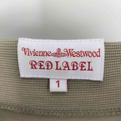 ヴィヴィアンウエストウッドレッドレーベル Vivienne Westwood RED LABEL 半袖ワンピース フレア レディース JPN:1