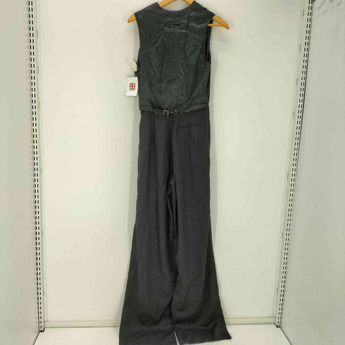 ジャンポールゴルチエフェム Jean Paul GAULTIER FEMME 90-00S イタリア製 ウール ポリ 4B ベスト ノースリーブ ワンピース LAMPOジップ レディース EUR:42