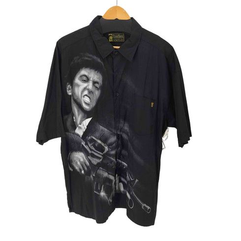 Scarface CLOTHING COMPANY ムービープリント ショートスリーブシャツ メンズ 2XL