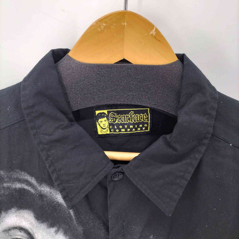 Scarface CLOTHING COMPANY ムービープリント ショートスリーブシャツ メンズ 2XL