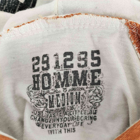 ニーキューイチニーキューゴーオム 291295=HOMME ナンバリングフルジップパーカー Y2K メンズ M