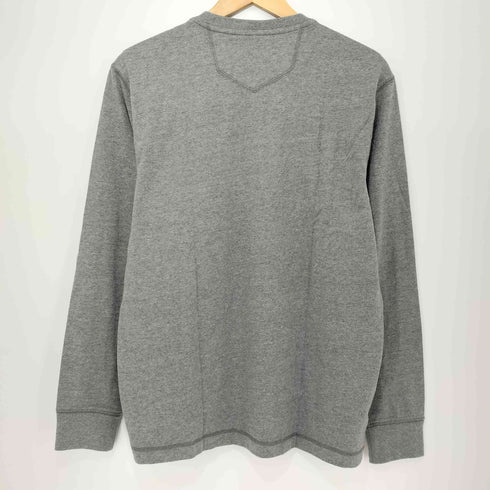 エディーバウアー Eddie Bauer L/S ヘンリーネックTシャツ メンズ import:M