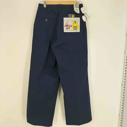 ベンデイビス BEN DAVIS GORILLA CUT ロゴボタン ポリコットン ワイド バギー チノ ワークパンツ メンズ W30 L30