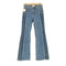 サムシング SOMETHING MADE IN JAPAN LISA FLARE フレアジップフライデニムパンツ レディース 27