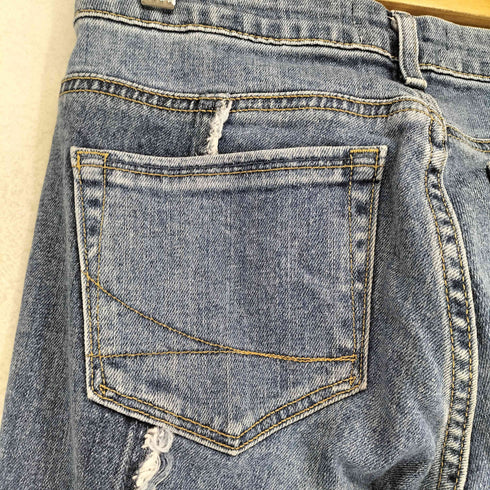 サムシング SOMETHING MADE IN JAPAN LISA FLARE フレアジップフライデニムパンツ レディース 27