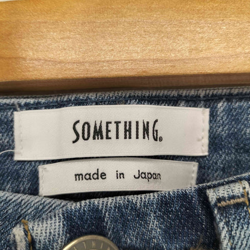 サムシング SOMETHING MADE IN JAPAN LISA FLARE フレアジップフライデニムパンツ レディース 27